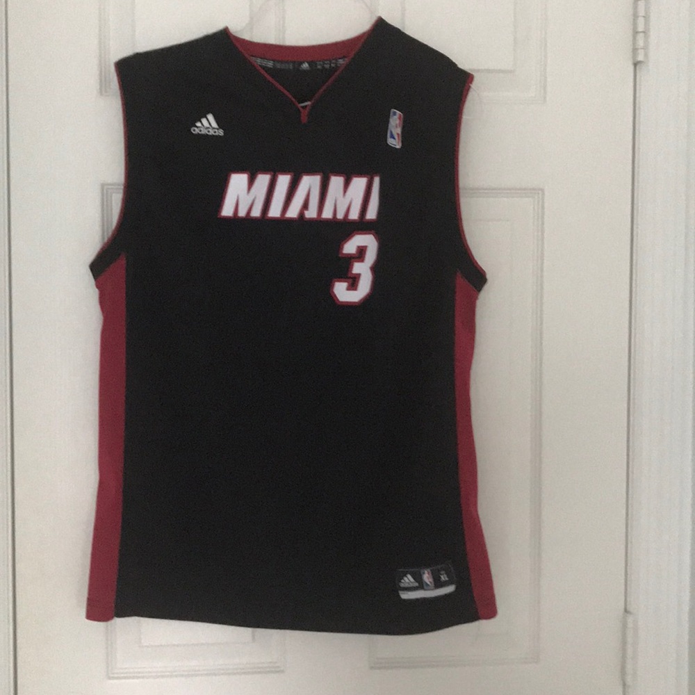 Miami Heat NBA Jersey #3 Wade Children’s XL